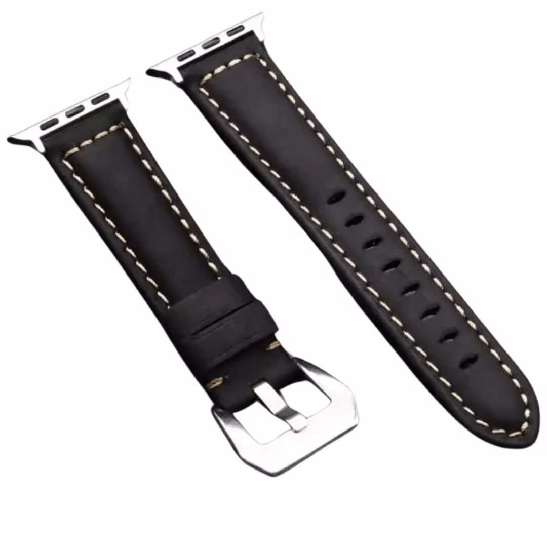 Black - silver buckle