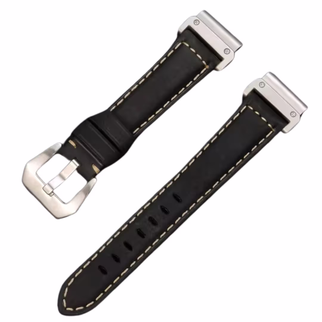 Black - silver buckle