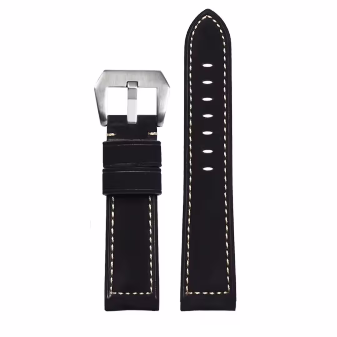 Black - silver buckle