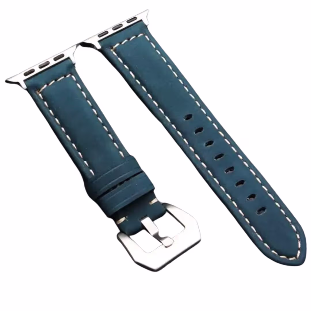 Blue - silver buckle