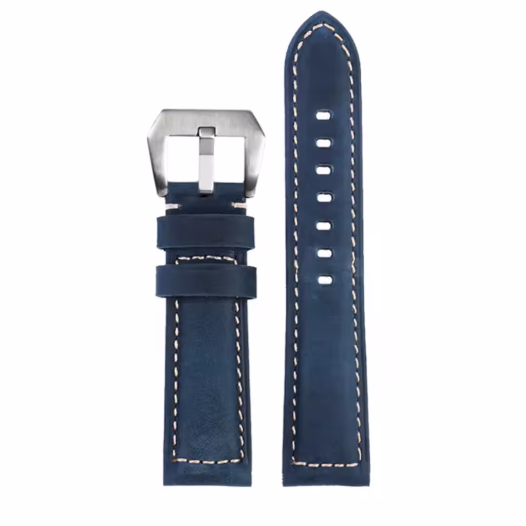 Blue - silver buckle