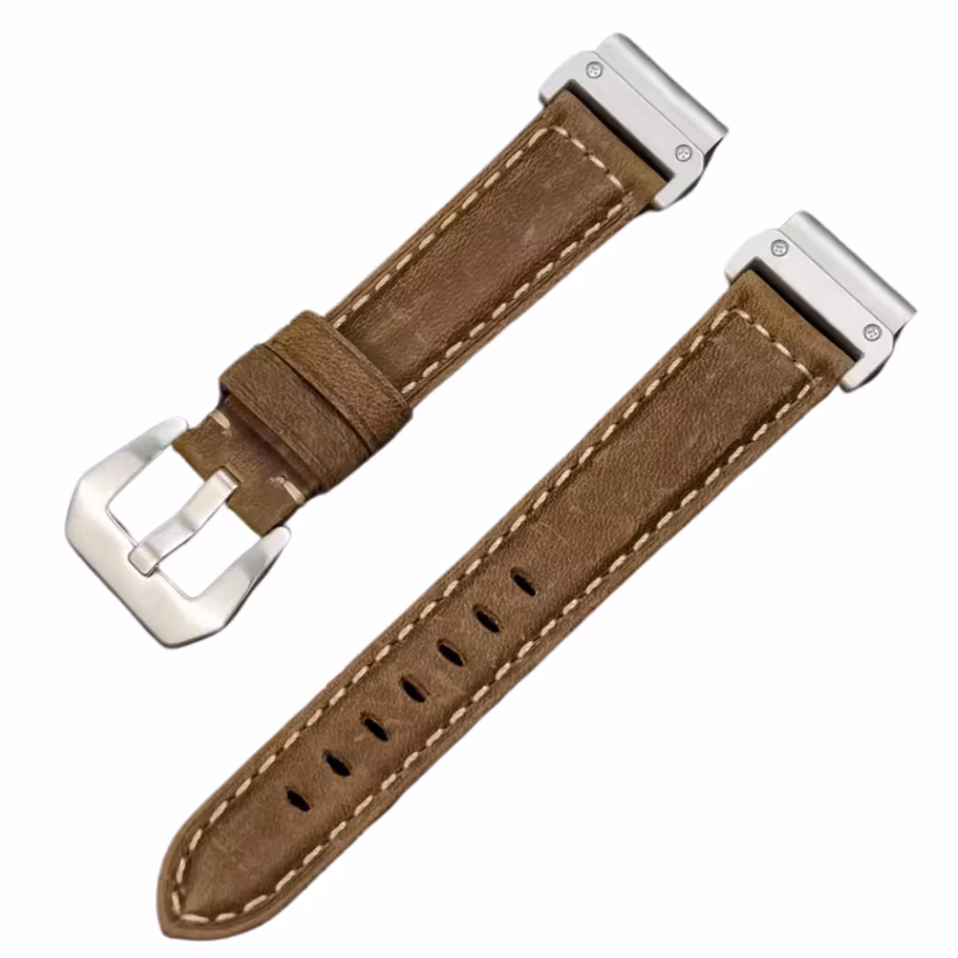 Brown - silver buckle