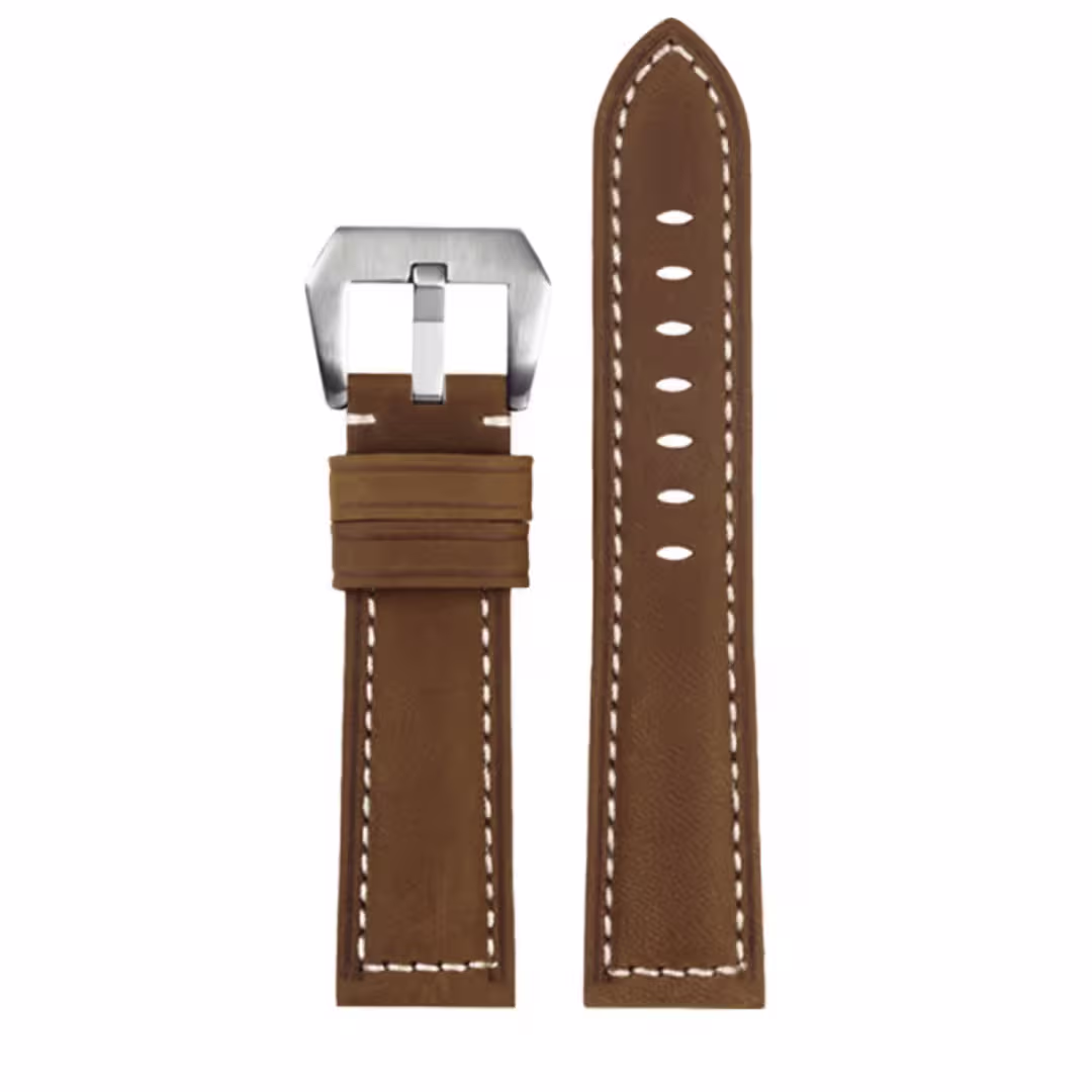 Brown - silver buckle