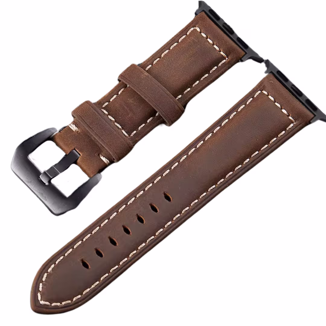 Dark brown - black buckle