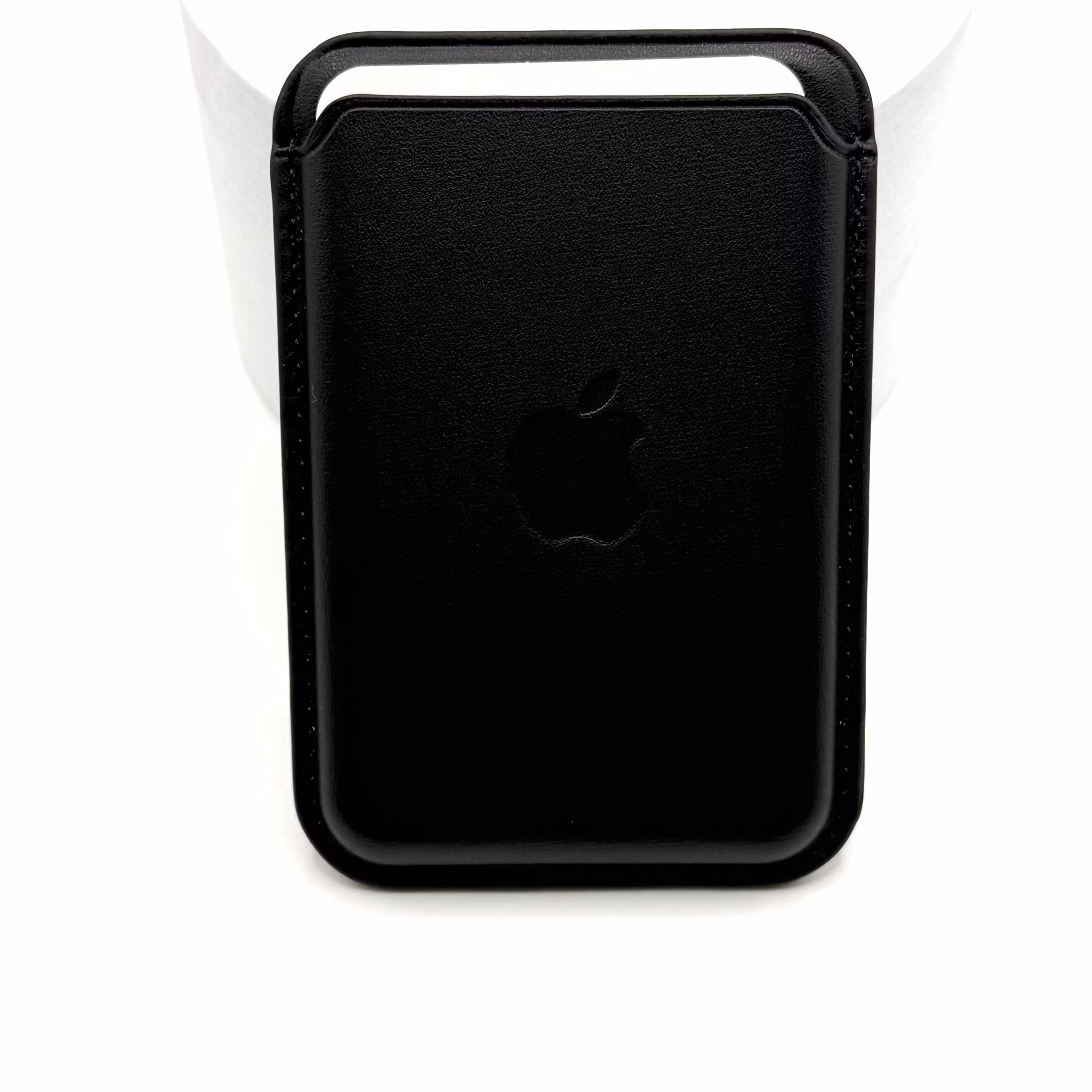 Кожен портфейл Apple - черен