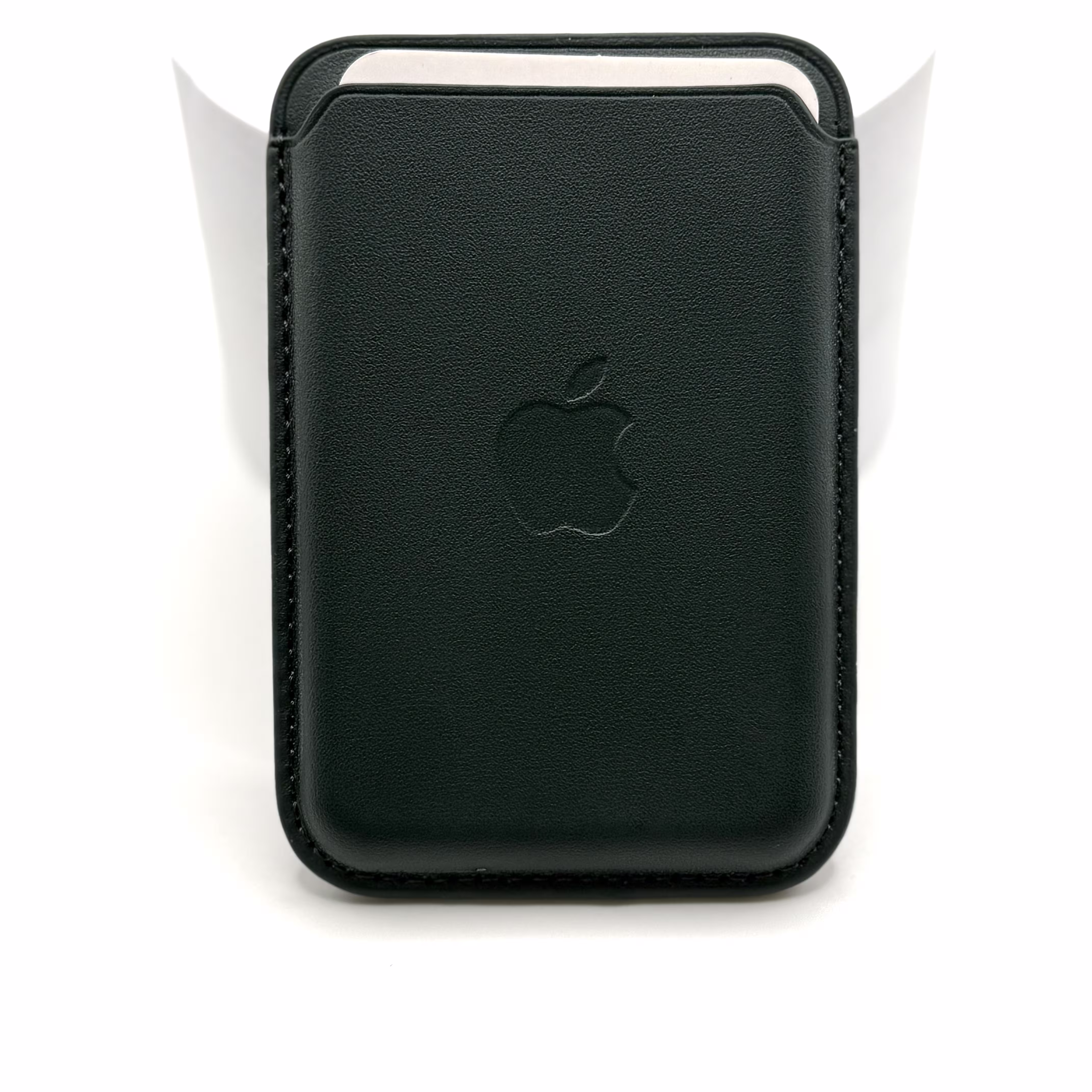Кожен портфейл Apple - зелен