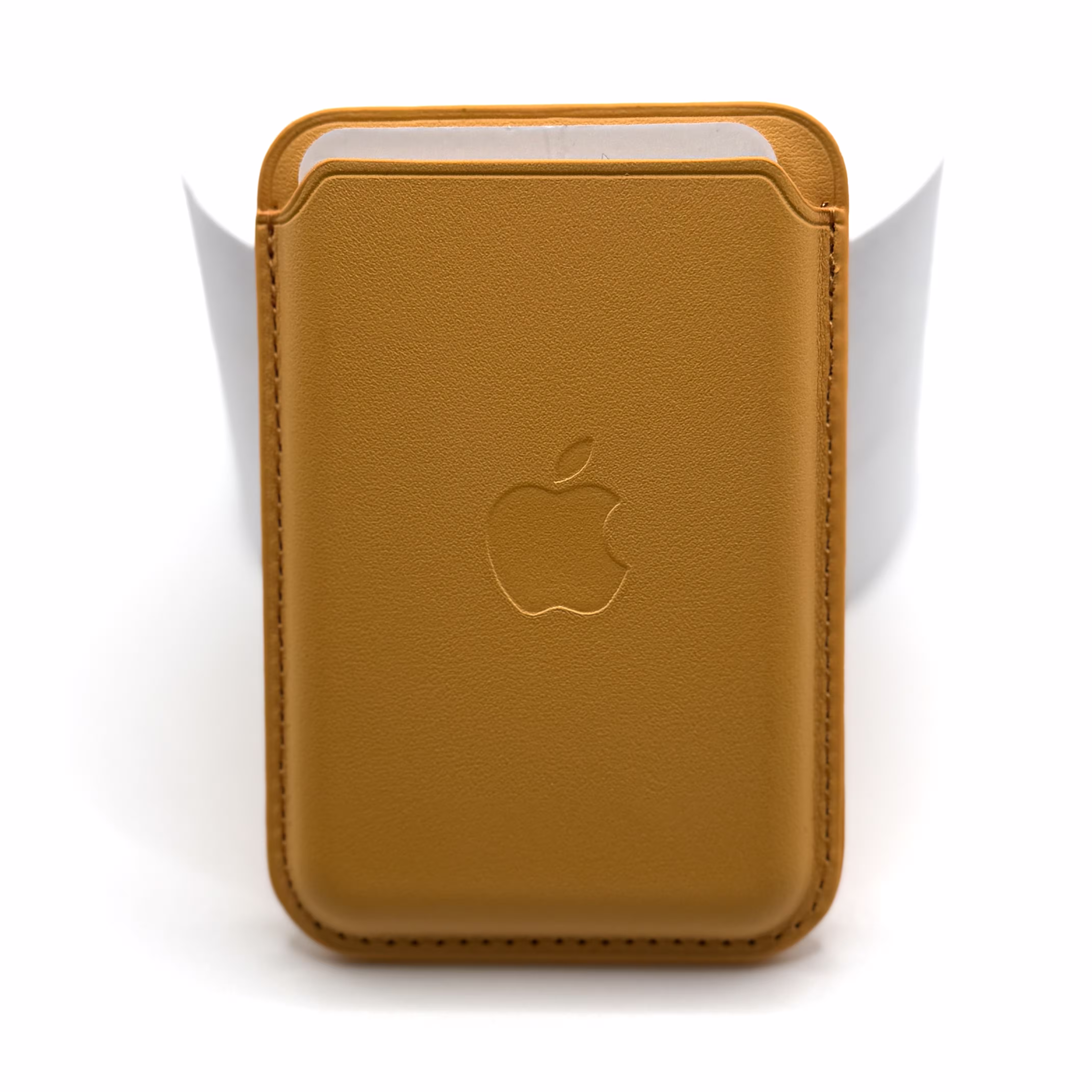 Кожен портфейл Apple - жълт