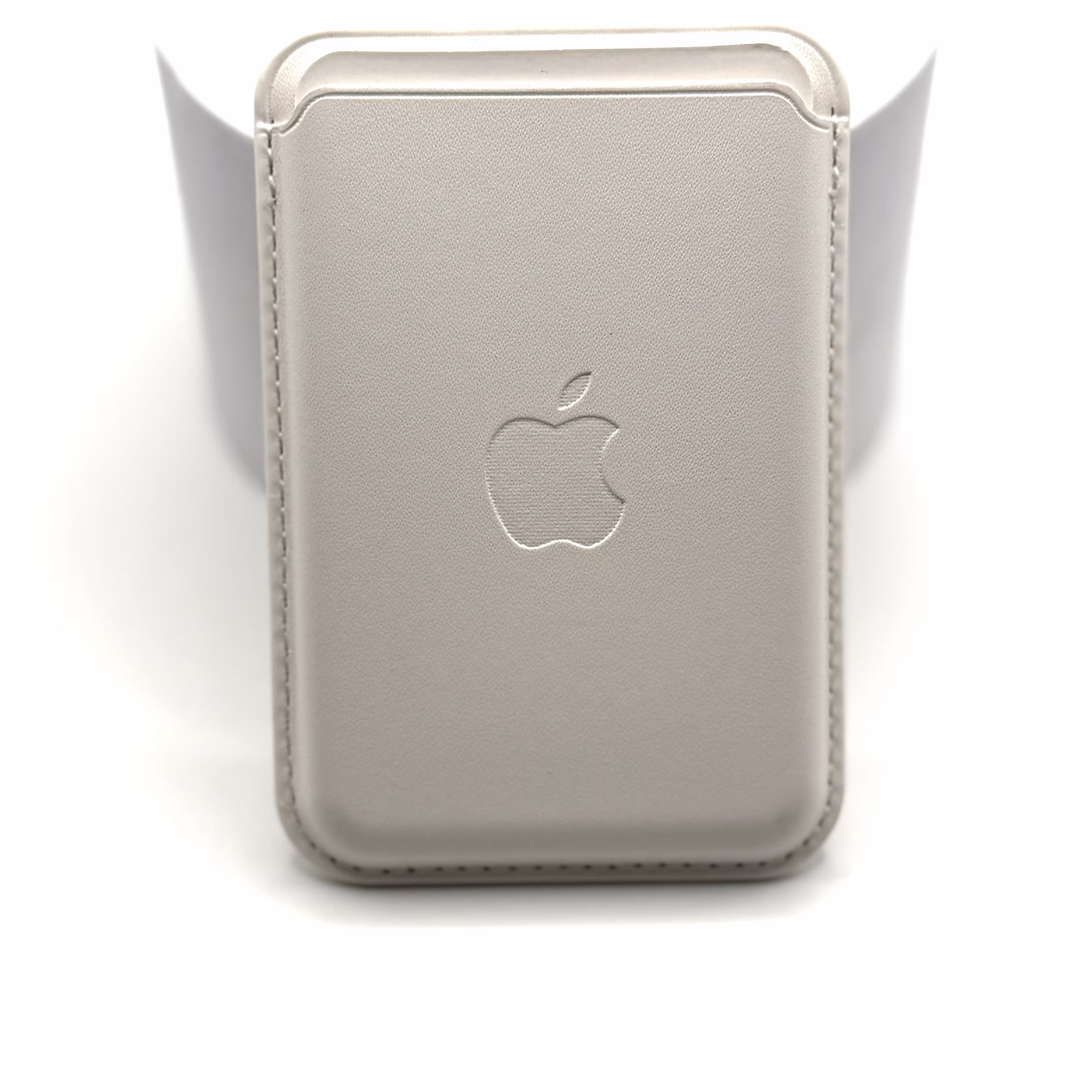 Кожен портфейл Apple - бял