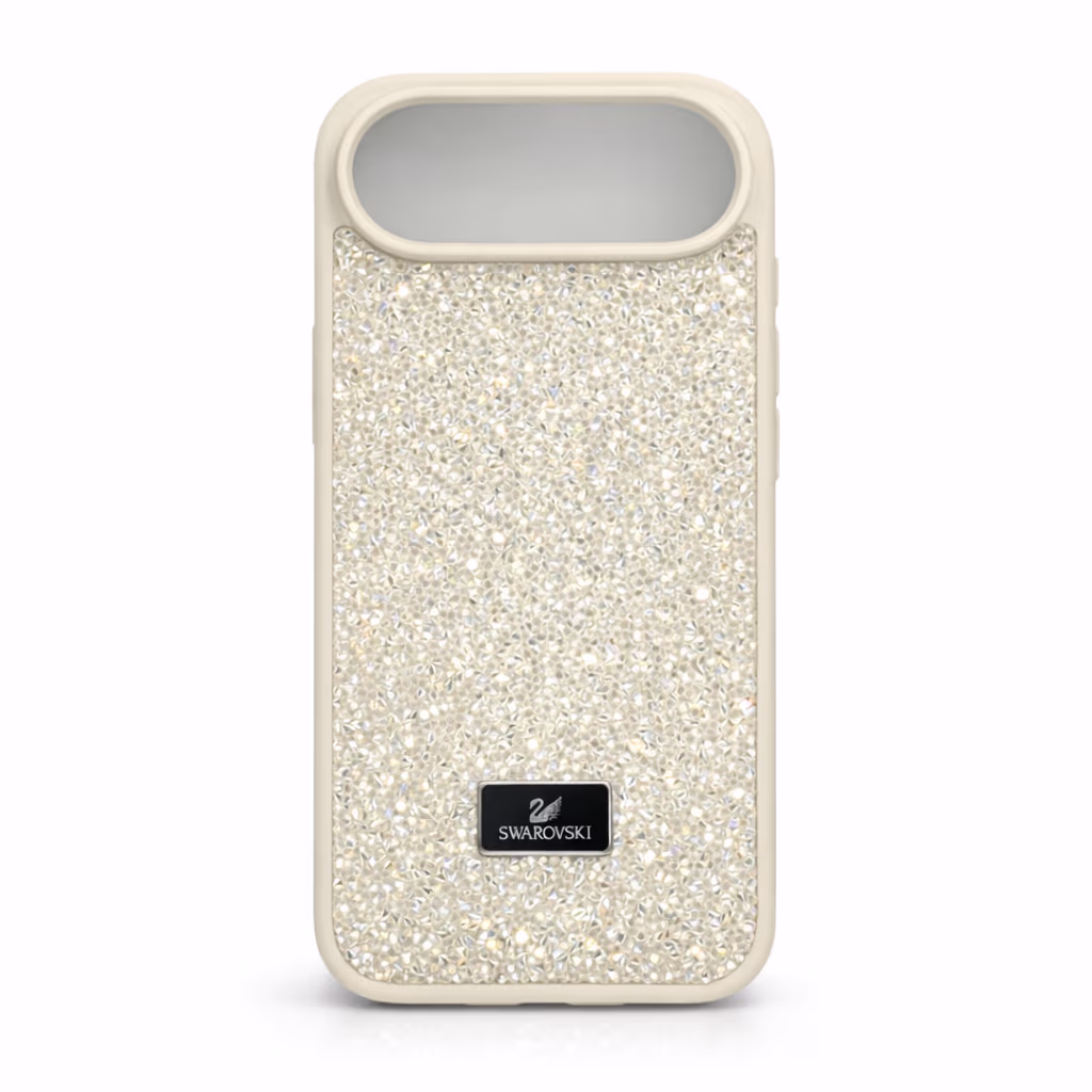 Swarovski златен калъф с бляскави частици за iPhone 17 Air