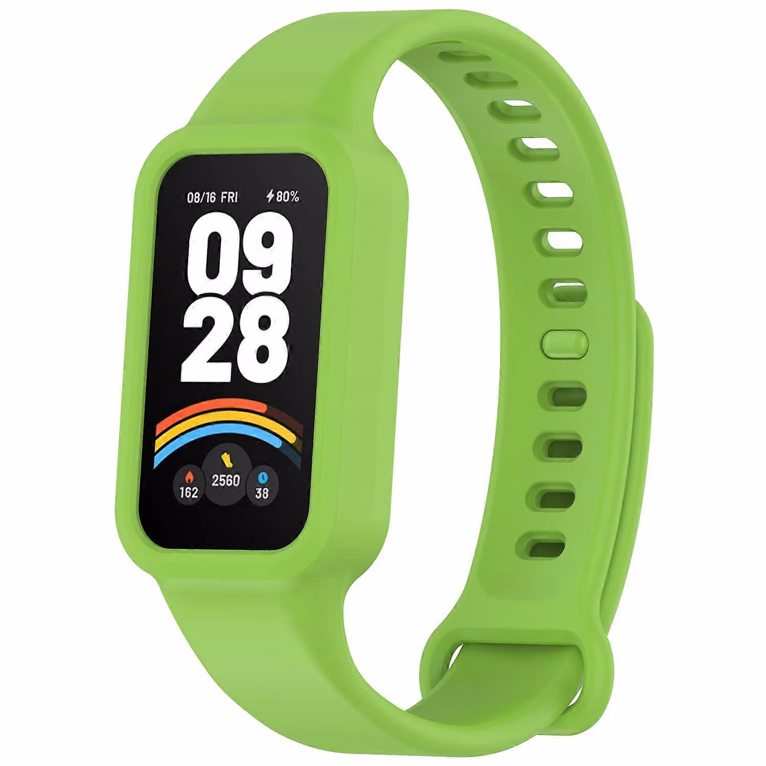 Силиконова каишка за спортна гривна Xiaomi Smart Band 9 Active - Green