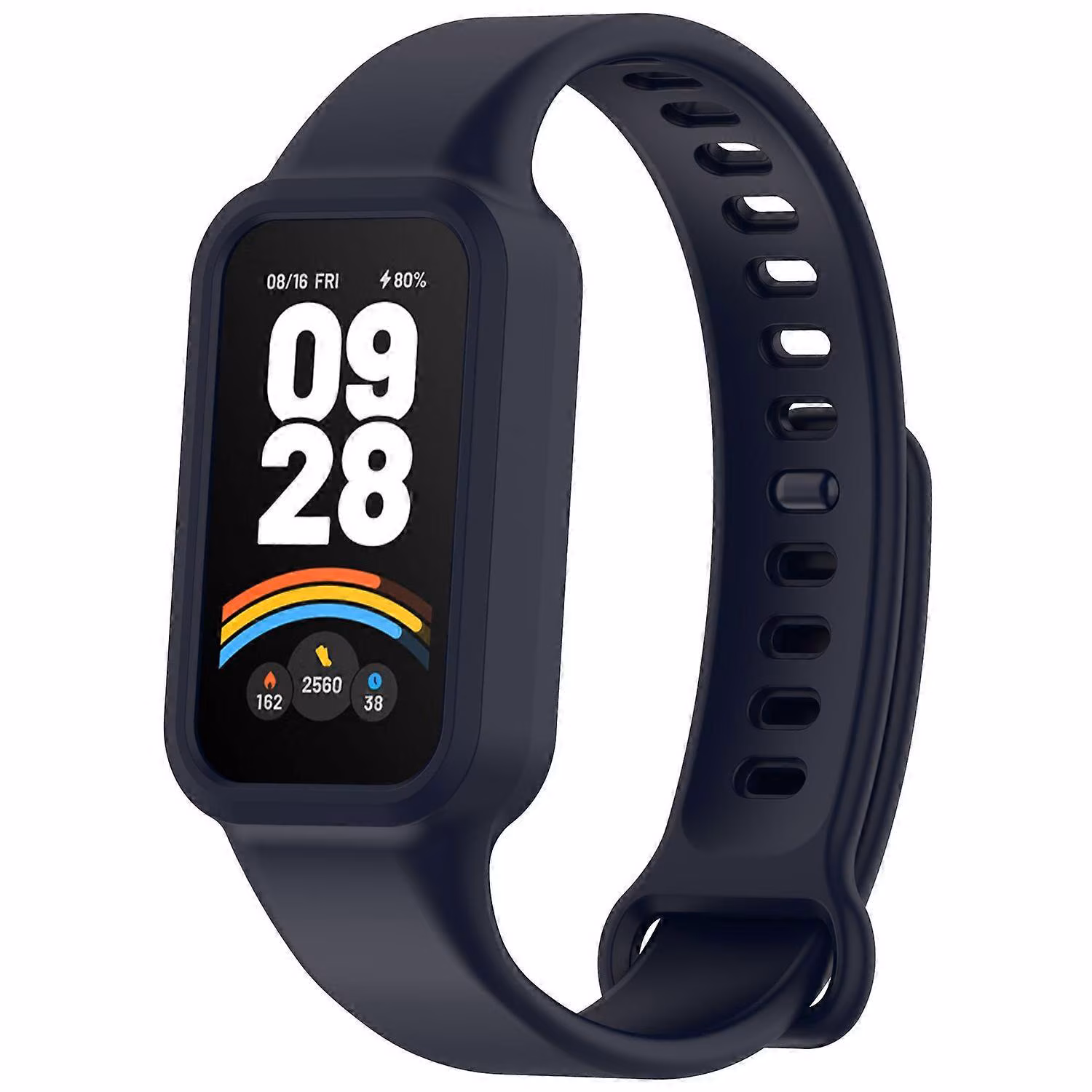 Силиконова каишка за спортна гривна Xiaomi Smart Band 9 Active - Midnight