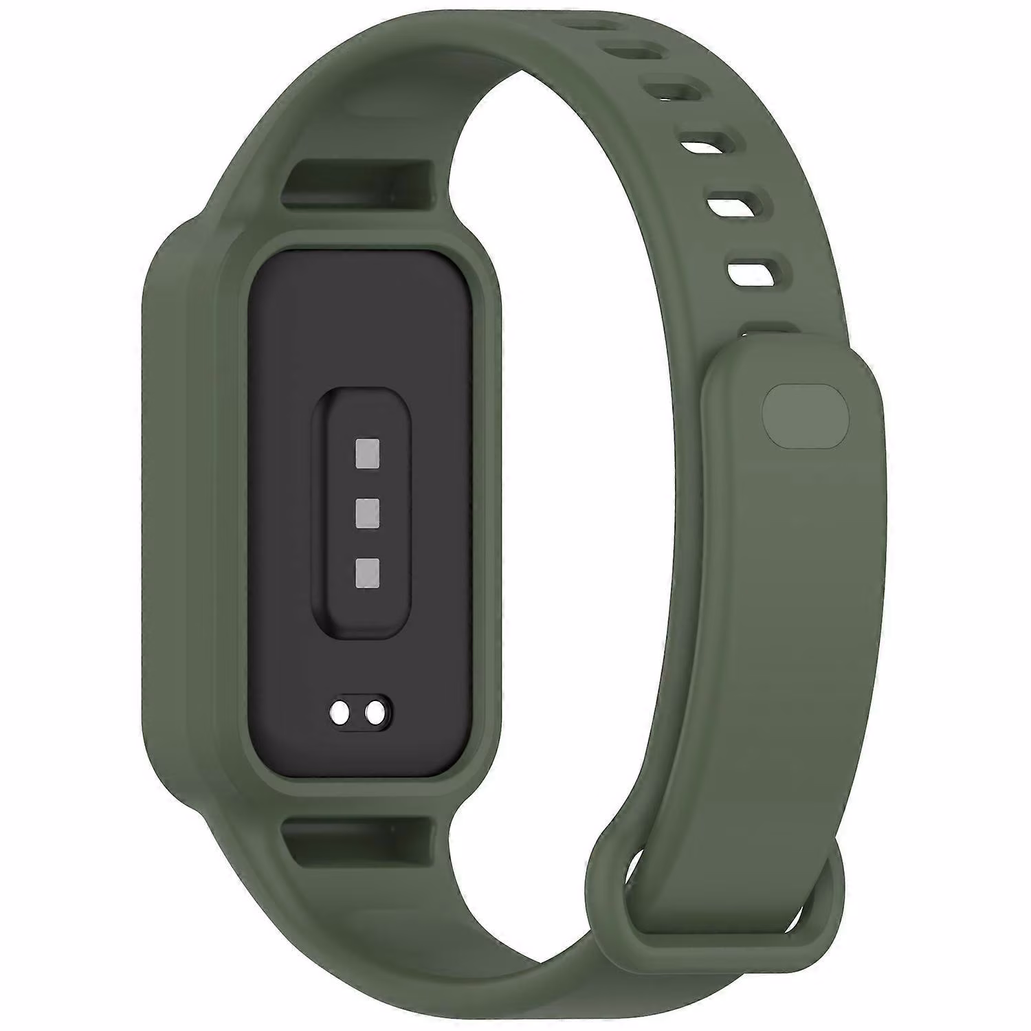 Силиконова каишка за спортна гривна Xiaomi Smart Band 9 Active - Olive Green