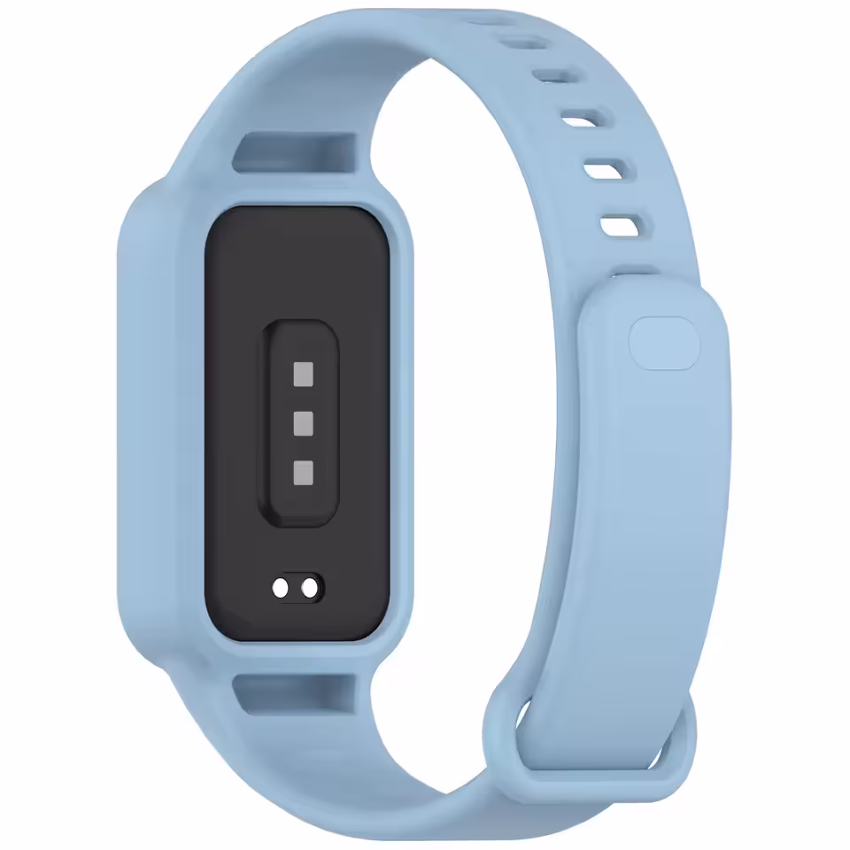 Силиконова каишка за спортна гривна Xiaomi Smart Band 9 Active - Light Blue